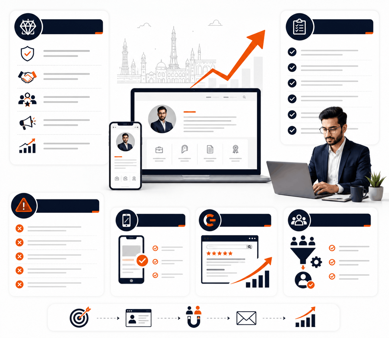 Personal website for professionals checklist, mistakes and expert tips