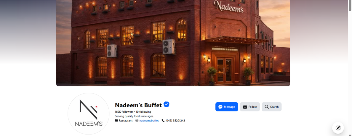 Nadeem's Buffet Lahore